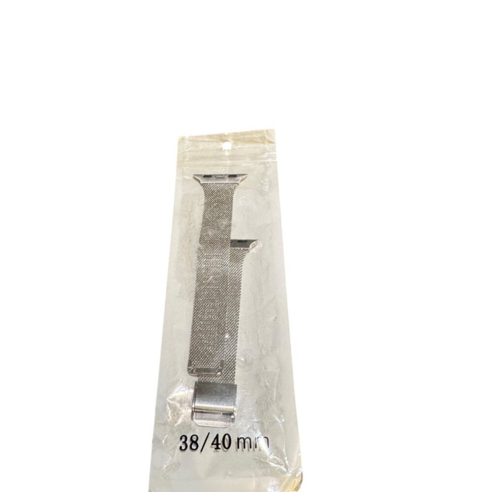 Silver-tone smart watch band Size 38-40 New in package